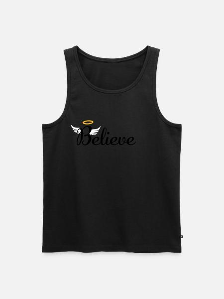 I believe in Angels - Männer Premium Bio Tank Top -