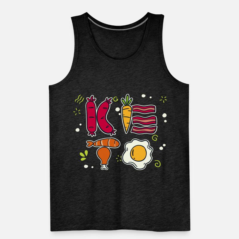 Keto Diet Men's Premium Organic Tank Top