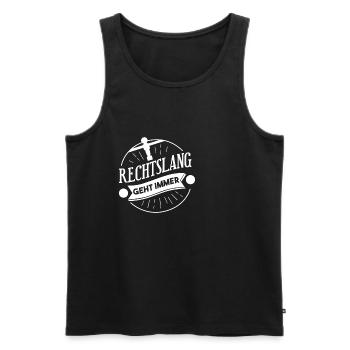 Kicker Knack Tischkicker Spruch - Männer Premium Bio Tank Top - Schwarz - Vorne - Michal (187cm)