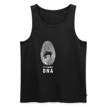 Ringen Ringer Freistilringen Kampfsport - Männer Premium Bio Tank Top - Schwarz - Vorne - AI Model Male 178 light (178cm)