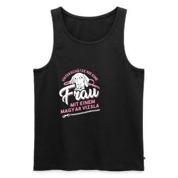 Magyar Vizsla - Männer Premium Bio Tank Top - Schwarz - Vorne - Michal (187cm)