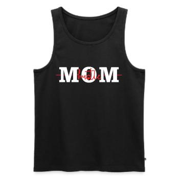 Mom Hustle Shirt – Busy Mom Life - Männer Premium Bio Tank Top - Schwarz - Vorne - AI Model Male 178 light (178cm)