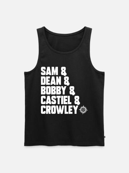 NAMES, GESCHENK - Männer Premium Bio Tank Top - Schwarz