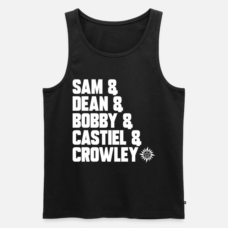 NAMES, GESCHENK - Männer Premium Bio Tank Top - Schwarz