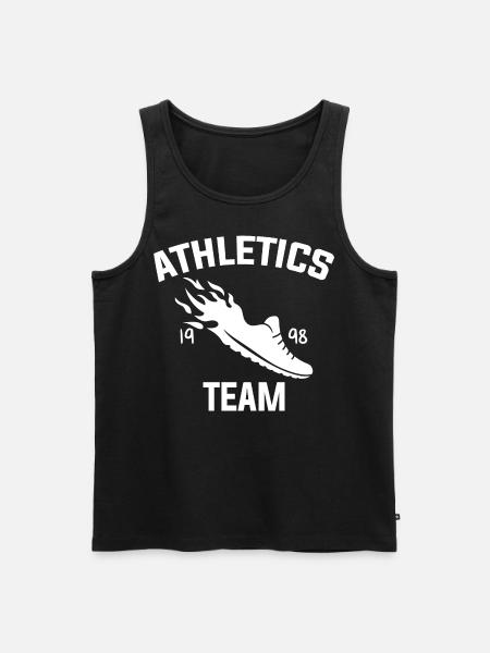 Athletics Sport - Men's Premium Organic Tank Top - black