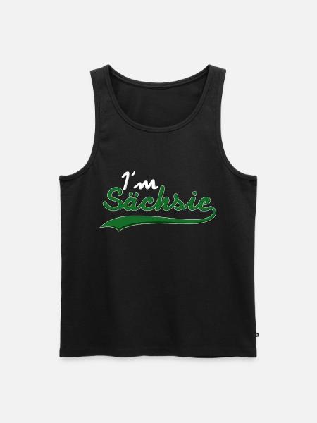 Im Sexy Sächsie Sachsen - Männer Premium Bio Tank Top - Schwarz