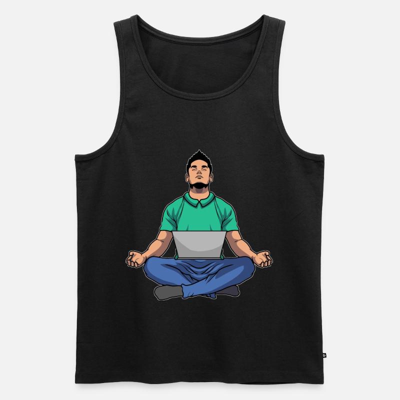 Programmer Coder Software Developer - Men's Premium Organic Tank Top - black