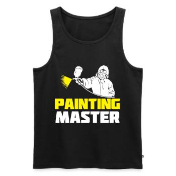 Maler und Lackierer, der Beste und Nervigste Beruf - Männer Premium Bio Tank Top - Schwarz - Vorne - Michal (187cm)
