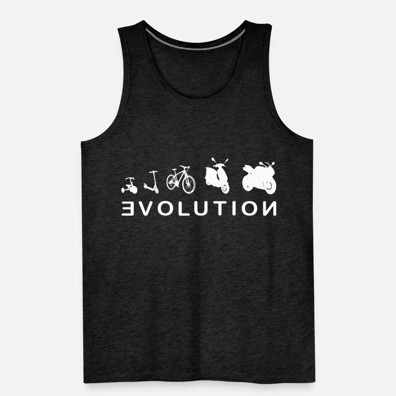 Evolution Biker 2- Evolution d'un Biker 2.0 Débardeur bio Premium Homme