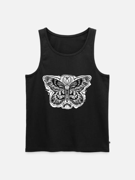 Magic Moth - Männer Premium Bio Tank Top - Schwarz