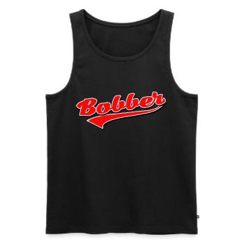 bobber chopper biker cruise sticker sticker - Men's Premium Organic Tank Top - black - Front - AI Model Male 178 light (178cm)