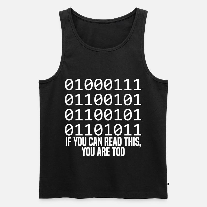 Programmierer Coder Software Entwickler - Männer Premium Bio Tank Top - Schwarz