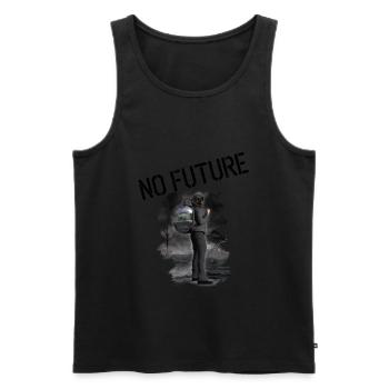 No Future - Débardeur bio Premium Homme - noir - Devant - AI Model Male 178 light (178cm)