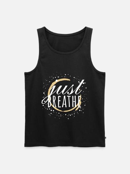 Atmen - Men's Premium Organic Tank Top - black