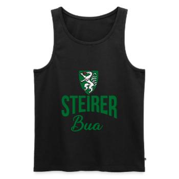 Steiermark Steirer - Männer Premium Bio Tank Top - Schwarz - Vorne - Michal (187cm)