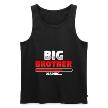 Frères et sœurs sœur petit frère - Débardeur bio Premium Homme - noir - Devant - Michal (187cm)