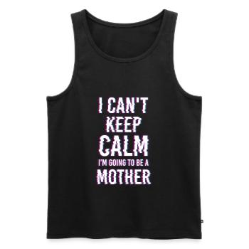 Parents parenting - Men's Premium Organic Tank Top - black - Front - AI Model Male 178 light (178cm)