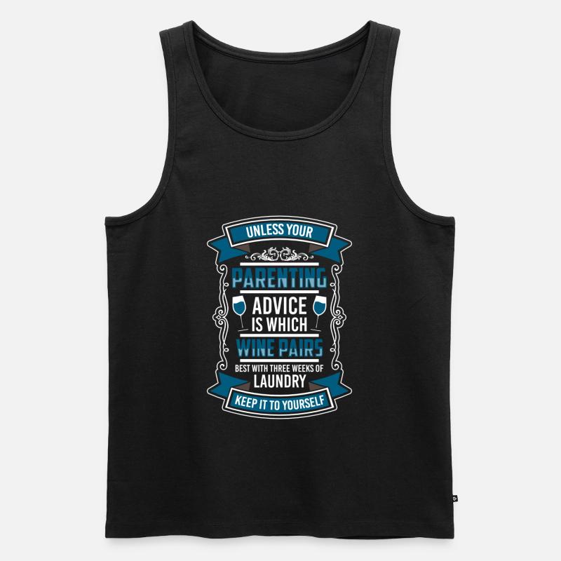 Eltern Elternschaft - Männer Premium Bio Tank Top - Schwarz