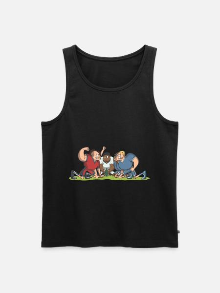 Rugby Scrum Gift Idea - Men's Premium Organic Tank Top - black
