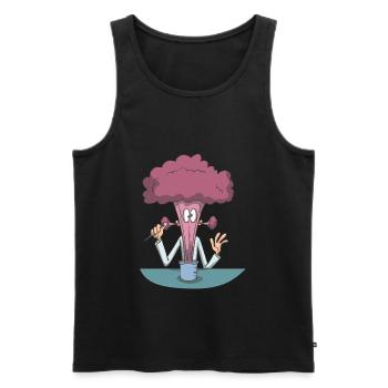 Chemie Explosion Chemiker - Männer Premium Bio Tank Top - Schwarz - Vorne - Michal (187cm)