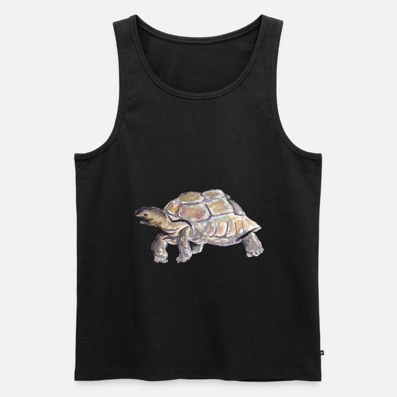 Schildkröte - Männer Premium Bio Tank Top - Schwarz