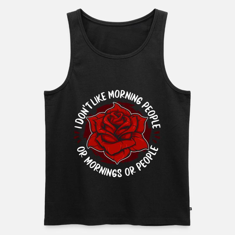 Rose Rosen Rosengewächs Garten Gärtner - Männer Premium Bio Tank Top - Schwarz