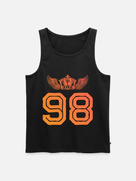 98 Number crown - Men's Premium Organic Tank Top -