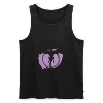 Black Dragon - Men's Premium Organic Tank Top - black - Front - AI Model Male 178 light (178cm)