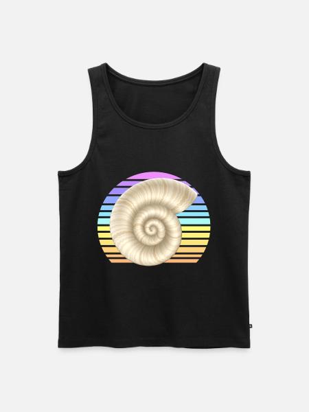 Snail House in the Sunset - Men's Premium Organic Tank Top - black