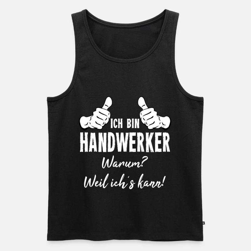 Berufe - Männer Premium Bio Tank Top - Schwarz