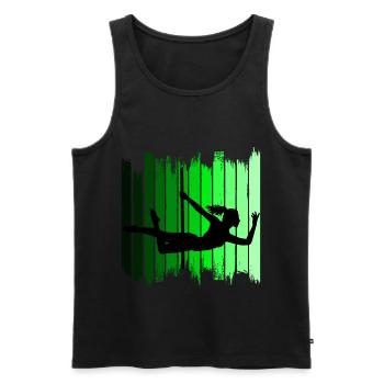 Pole Sport Dance Dancer Competition Acrobatics - Men's Premium Organic Tank Top - black - Front - Michal (187cm)