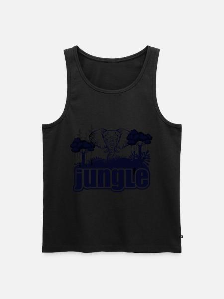 Safari Big Five - Men's Premium Organic Tank Top -