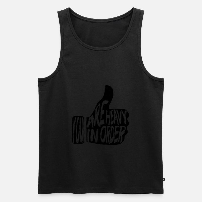 Denglisch - Männer Premium Bio Tank Top - undefined