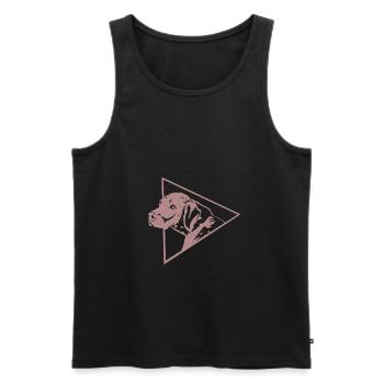 Deutsch Kurzhaar Labrador Dogge Geschenkidee - Männer Premium Bio Tank Top - Schwarz - Vorne - AI Model Male 178 light (178cm)