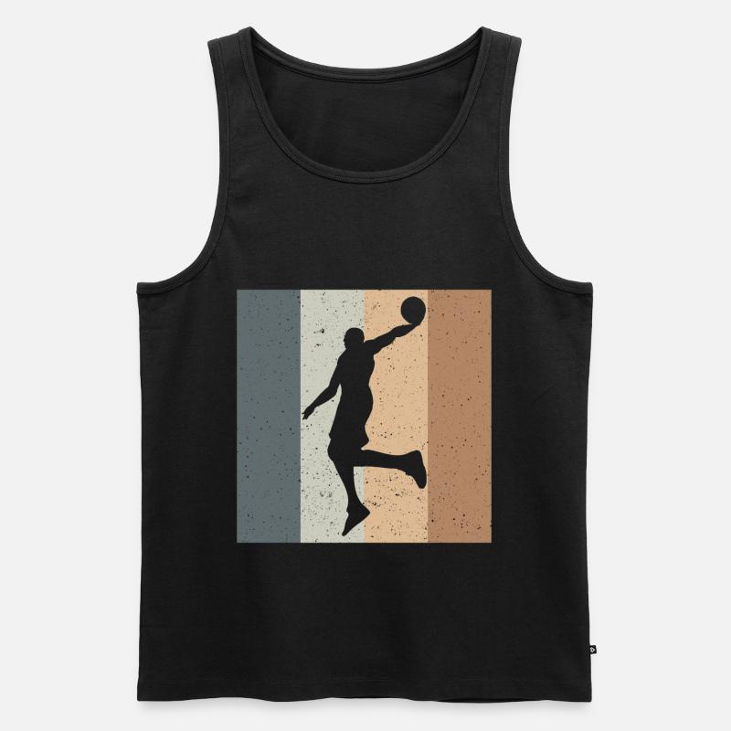 Koszykarska drużyna koszykówki - Ekologiczny tank top męski Premium - undefined
