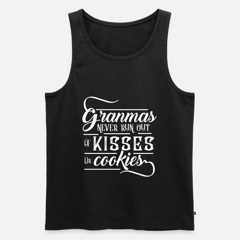Oma - Männer Premium Bio Tank Top - Schwarz