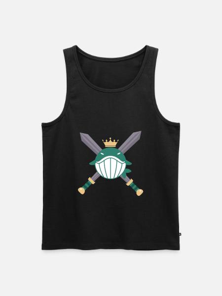 fish - Men's Premium Organic Tank Top - black