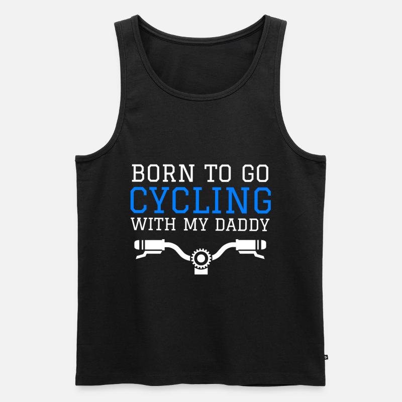 Radsport - Männer Premium Bio Tank Top - Schwarz