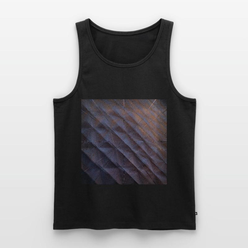 Dark angular, Dunkel Eckig. Männer Premium Bio Tank Top