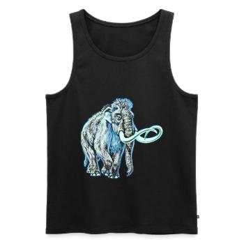 Mammut - Männer Premium Bio Tank Top - Schwarz - Vorne - AI Model Male 178 light (178cm)