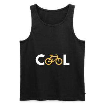 Bicycle, bike, bike, bike, biking, sport - Men's Premium Organic Tank Top - black - Front - Michal (187cm)