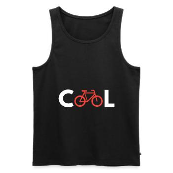 Bicycle, bike, bike, bike, biking, sport - Men's Premium Organic Tank Top - black - Front - Michal (187cm)