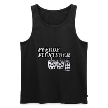Auto Tuning Auto Sprüche - Männer Premium Bio Tank Top - Schwarz - Vorne - AI Model Male 178 light (178cm)