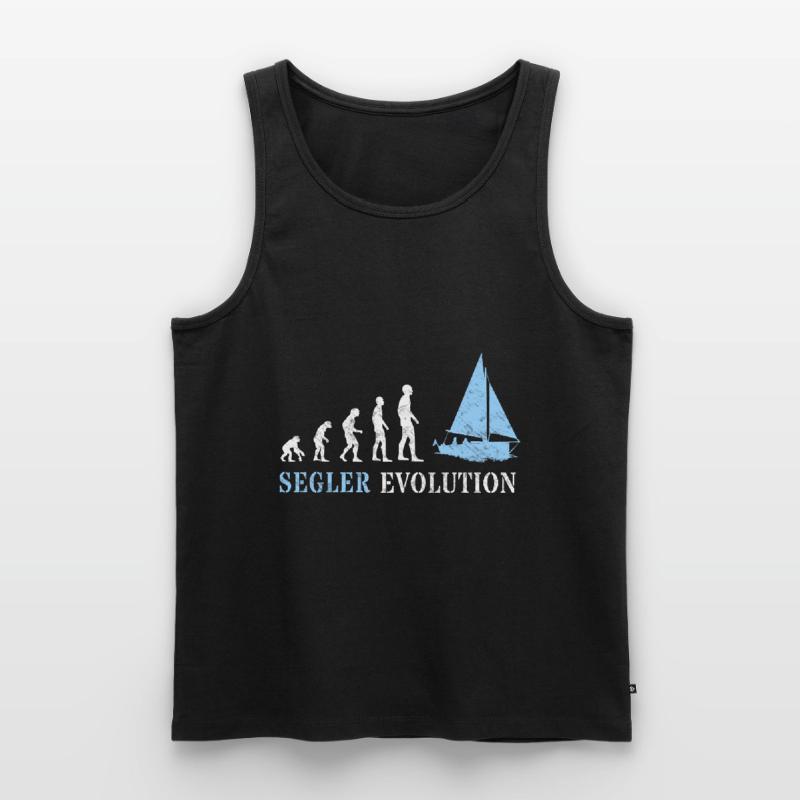 Evolution de la voile Evolution du marin Débardeur bio Premium Homme