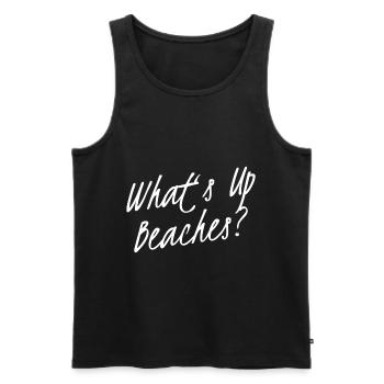 Whats up beaches Captain Holt T-Shirt Brooklyn 99 - Männer Premium Bio Tank Top - Schwarz - Vorne - AI Model Male 178 light (178cm)