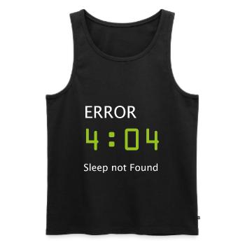 Informatik Nerd Geek Programmierer Morgenmuffel - Männer Premium Bio Tank Top - Schwarz - Vorne - AI Model Male 178 light (178cm)