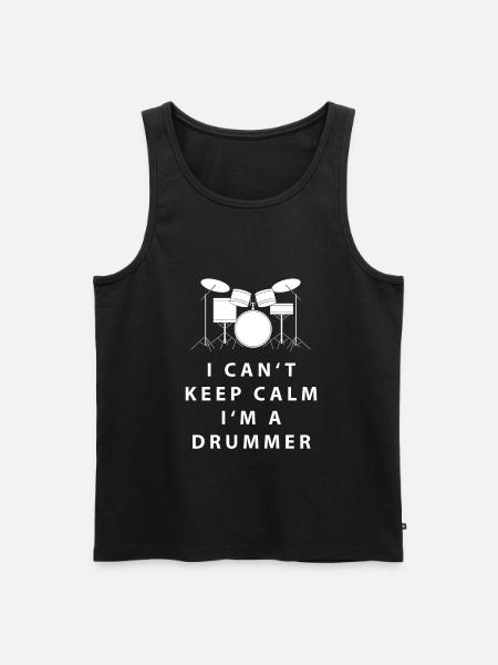 Drummer Drummer Drummer Gift - Men's Premium Organic Tank Top - black