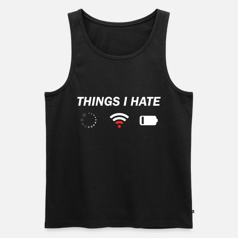 Programmierer Computer Nerd Gamer Geschenk - Männer Premium Bio Tank Top - Schwarz