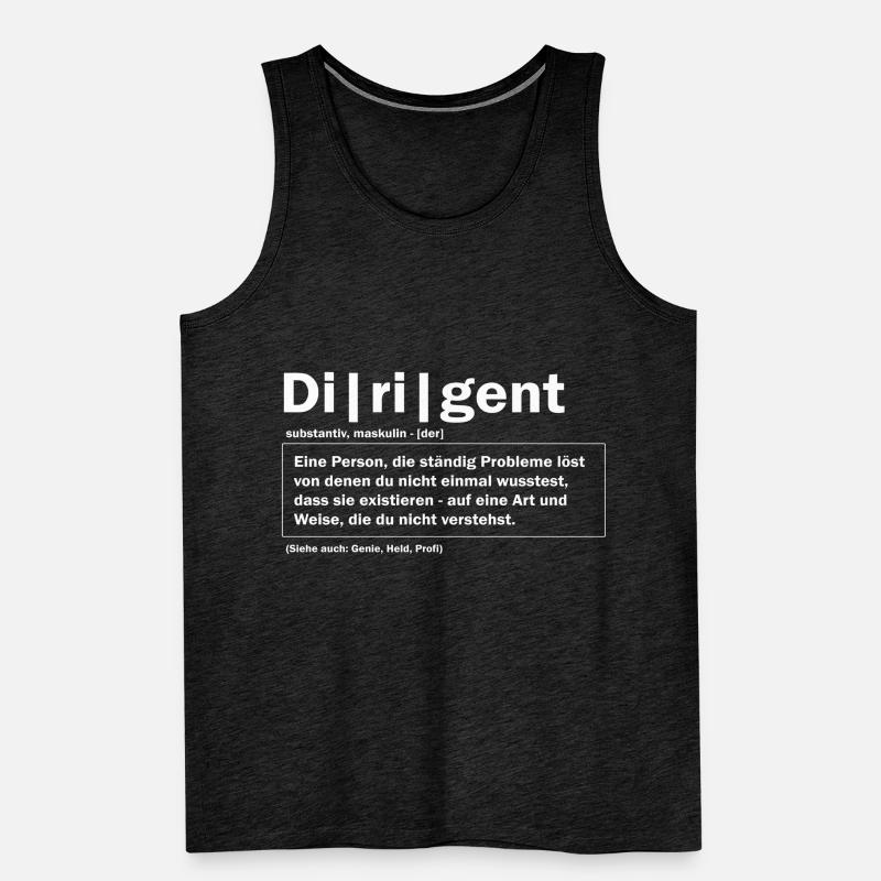 Dirigent Geschenk Männer Premium Bio Tank Top