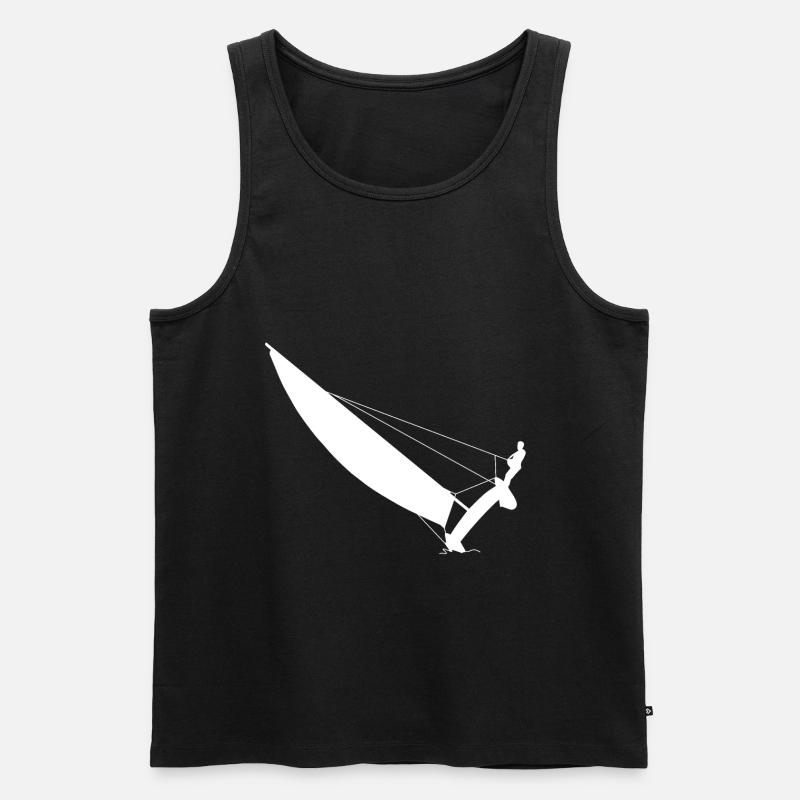 Katamaran - Männer Premium Bio Tank Top - Schwarz